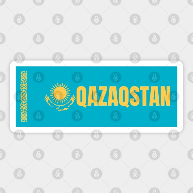 Qazaqstan Flag Sticker by aybe7elf